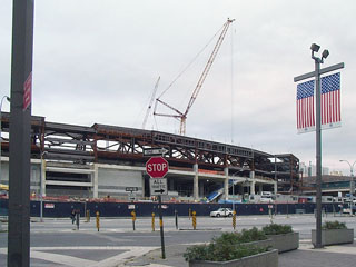 建設中のヤンキースタジアム（1）